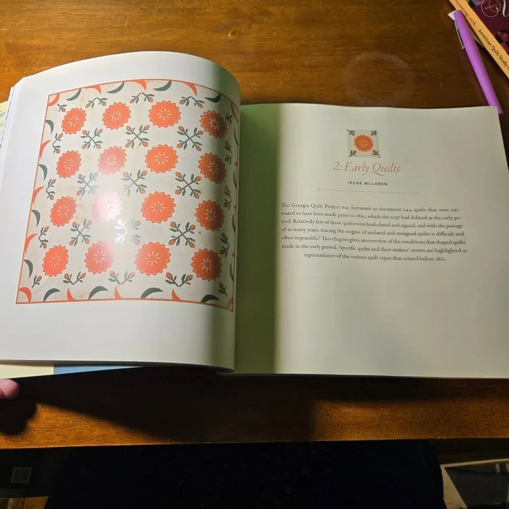 Georgia Quilts: Piecing Together a History Wormsloe Foundation GOOD USED